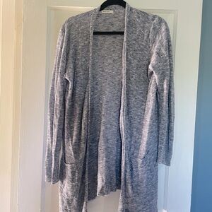 Marine Layer 100% Cotton Cardigan - Blue and White